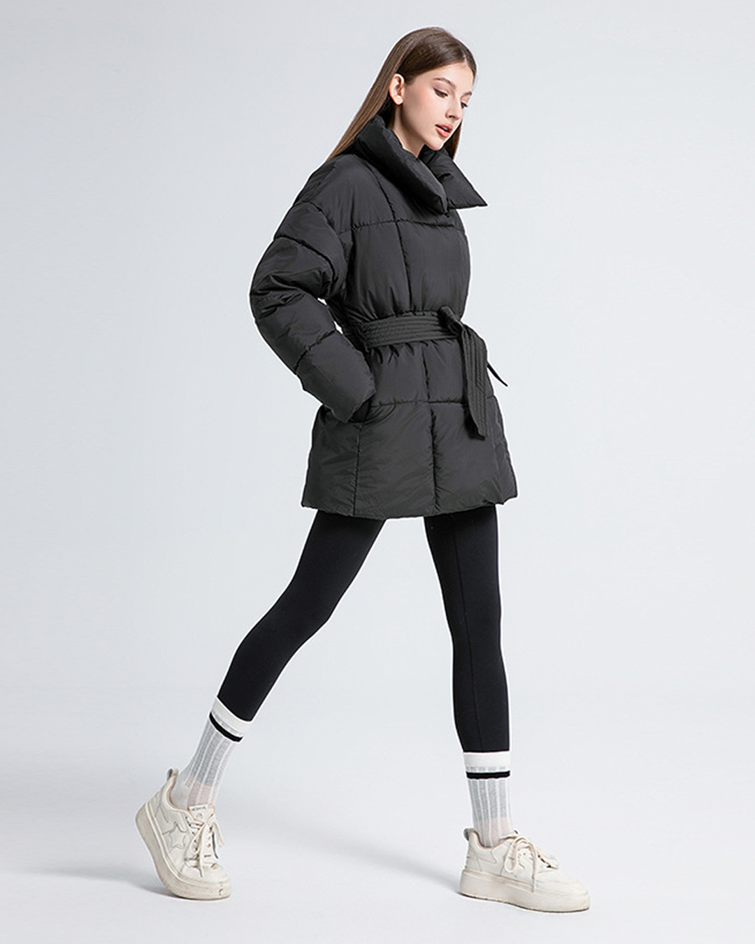 Anneliese | Přechodová bunda s opaskem