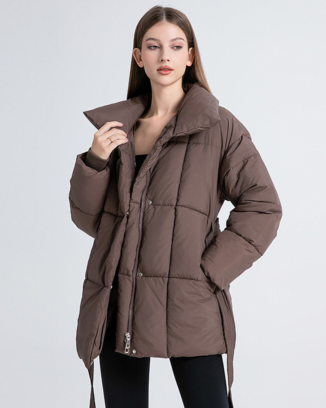 Anneliese | Přechodová bunda s opaskem