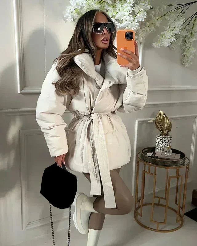 Anneliese | Přechodová bunda s opaskem